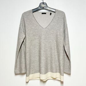 ATM Anthony Thomas Melillo Wool Cashmere Blend Grey Sweater Oversized XS